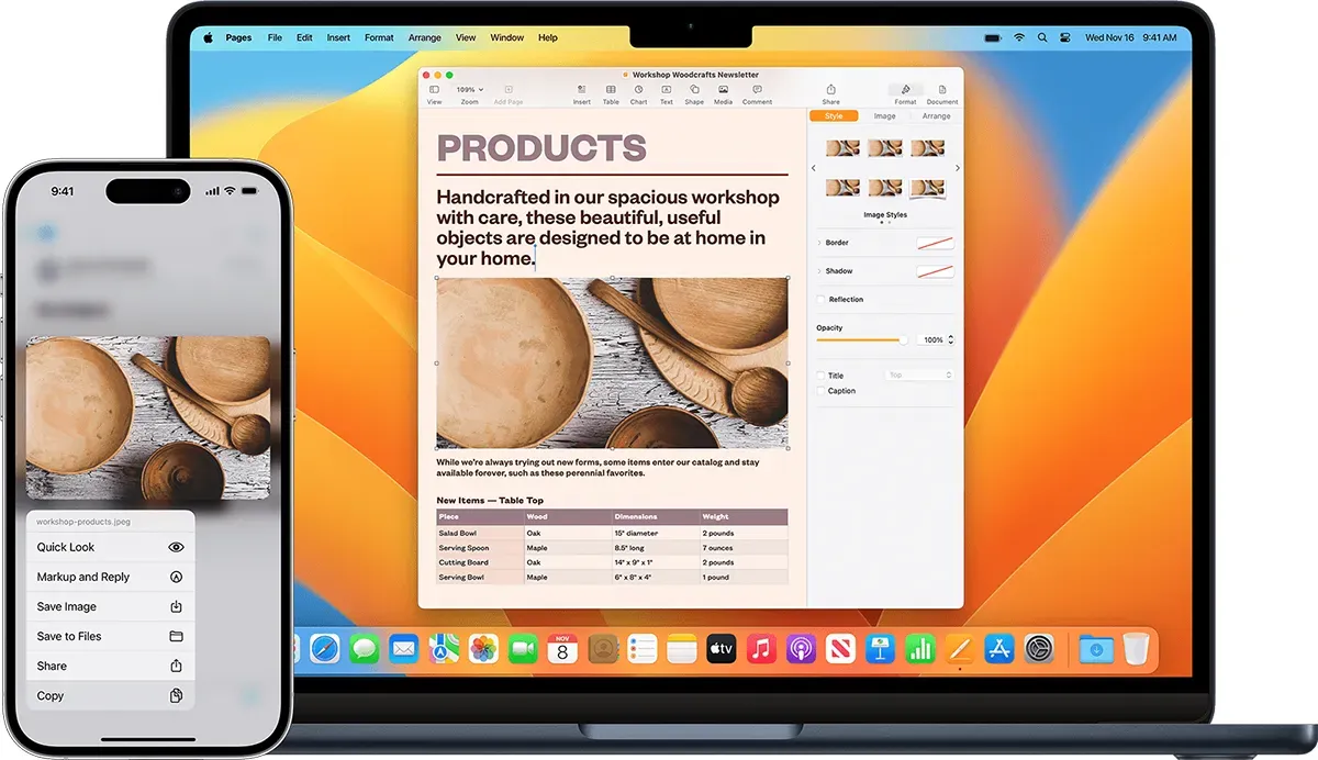 قابلیت Universal Clipboard بین محصولات اپل