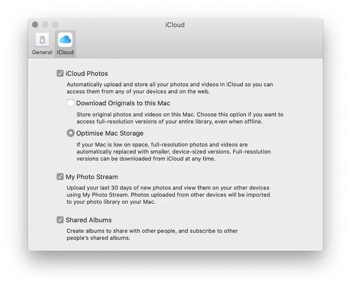 استفاده از iCloud Photos در سیستم عامل مک