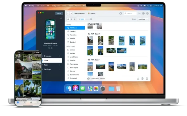 اتصال ایفون به لپ تاپ بدون کابل
